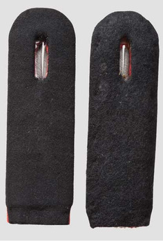 Waffen-SS Artillery Untersturmführer Shoulder Boards Reverse