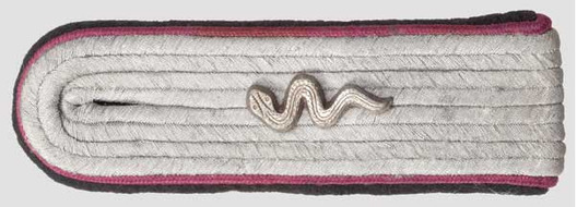 Waffen-SS Veterinary Untersturmführer Shoulder Boards Obverse