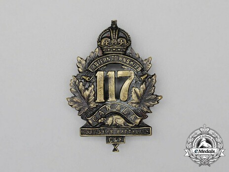 117th Infantry Battalion Other Ranks Cap Badge Obverse