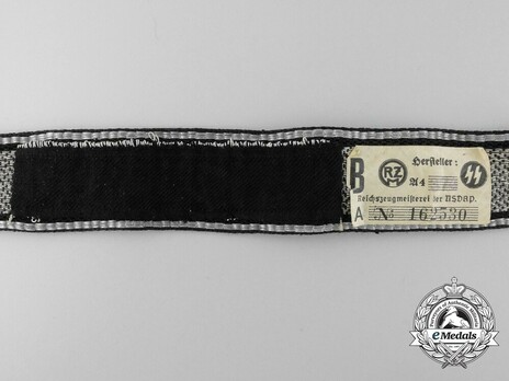 Waffen-SS Deutschland Officer's Cuff Title Reverse