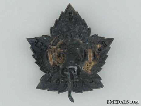 172nd Infantry Battalion Other Ranks Collar Badge Reverse