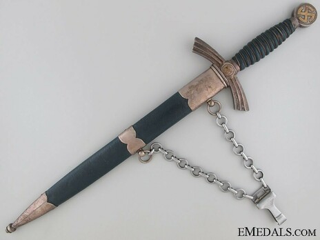 Luftwaffe David Malsch-made 1st pattern Dagger Reverse in Scabbard