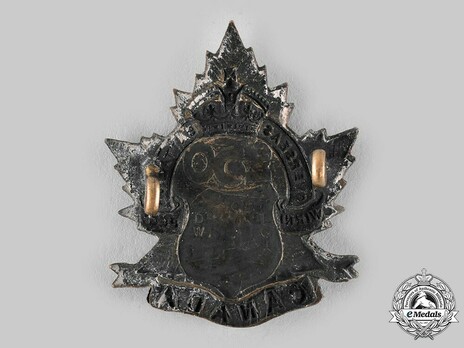 250th Infantry Battalion Officers Cap Badge Reverse