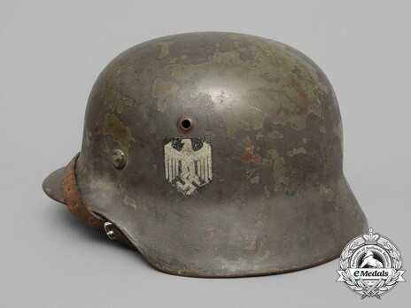 German Army Steel Helmet M35 (Single Decal version) Left Side