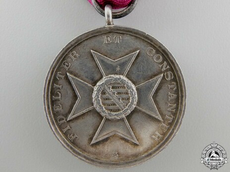 Saxe-Meiningen House Order Medals of Merit, Type V, in Silver Reverse