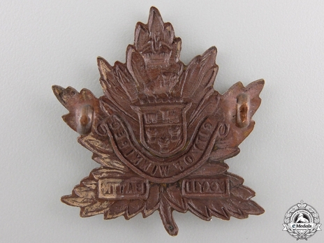 27th Infantry Battalion Other Ranks Cap Badge Reverse