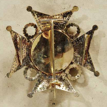 Order of the Lion of Limburg, Grand Cross Breast Star Reverse
