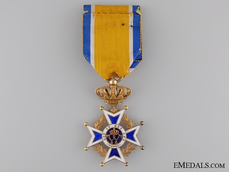 Order of Orange-Nassau, Officer (Civil Division, 1892-1970) Reverse