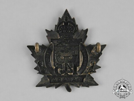 145th Infantry Battalion Other Ranks Cap Badge Reverse