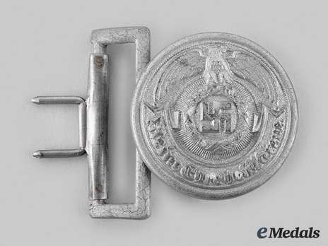 Waffen-SS Officer's Belt Buckle, by E. Jüttner Obverse