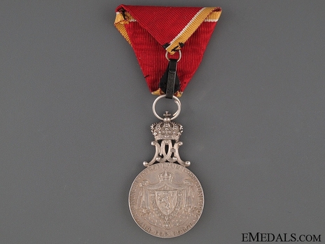 Coronation Medal 1906 in Silver Reverse