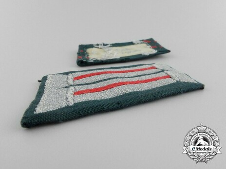 German Army Artillery & Ordnance Officer Ranks Field Collar Tabs