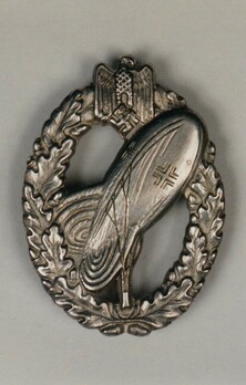 Balloon Observer Badge, in Silver Obverse