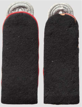 Waffen-SS Artillery Sturmbannführer Shoulder Boards Reverse