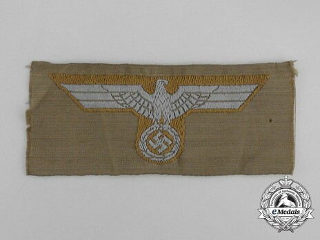 Afrikakorps Heer Cloth Cap Eagle Insignia Obverse