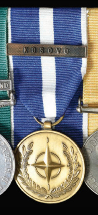 Nato+medal+kosovo+clasp+me102