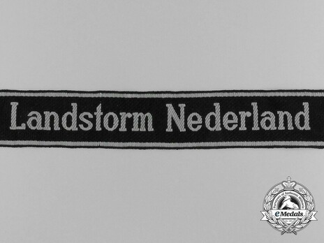 Waffen-SS Landstorm Nederland Cuff Title Obverse