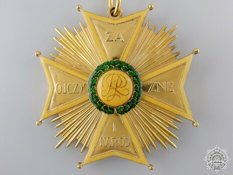 Order of the White Eagle, Cross (1941-1992) Reverse