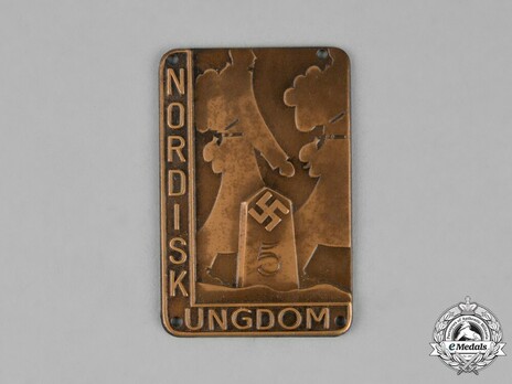 Nordic National Socialist Youth Movement Badge Obverse