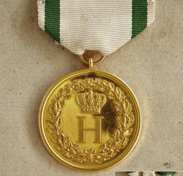 Medal for Merit, Loyalty, and Allegiance in Gold Obverse