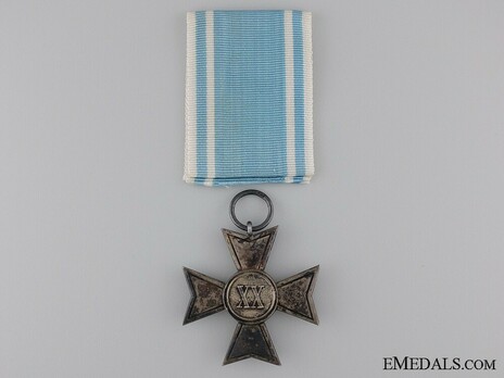 Reserve Infantry Long Service Decorations, I Class Cross Reverse