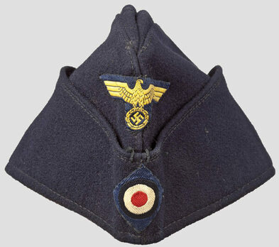 Kriegsmarine Blue NCO/EM Ranks Board Cap Obverse