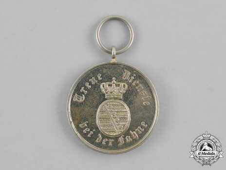 Long Service Decoration, Type III, III Class Medal for 9 Years Obverse