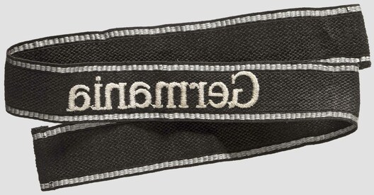 SS Germania NCO/EM Cuff Title Reverse