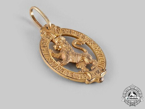  Order of the Golden Lion, Decoration (in bronze gilt) Obverse