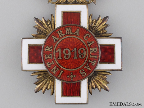 Order of the Estonian Red Cross, V Class Cross Reverse