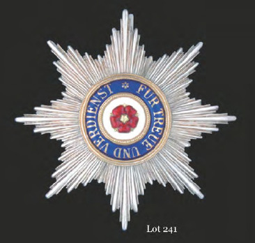 House Order of the Honour Cross, Type II, Grand Cross Breast Star