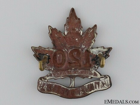 120th Infantry Battalion Other Ranks Cap Badge Reverse