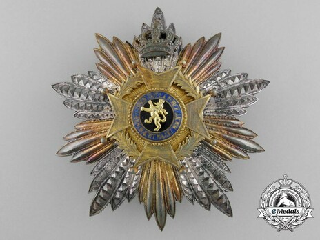 Grand Cross Breast Star (1915-1951) (by P. De Greefs) Obverse