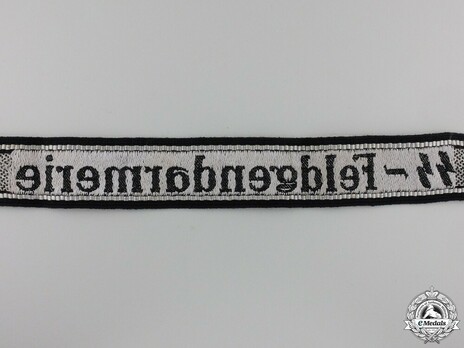 Waffen-SS Feldgendarmerie Cuff Title Reverse