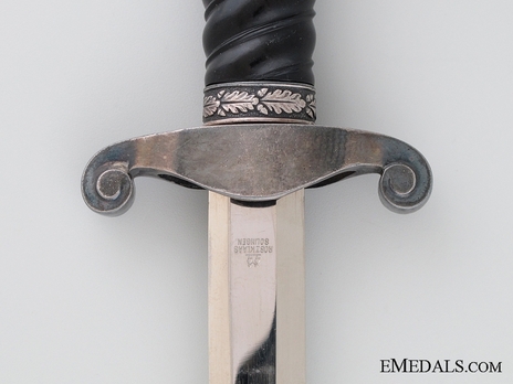 German Railway Protection 1st Pattern Leader Dagger Reverse Crossguard