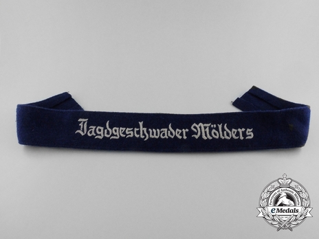 Luftwaffe Jagdgeschwader Mölders Cuff Title (NCO/EM version) Obverse