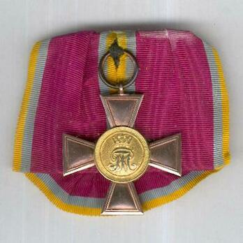 Long Service Cross for NCOs & EMs, Type III, I Class for 15 Years Obverse