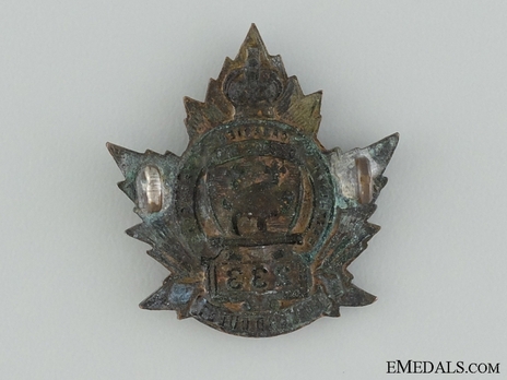 233rd Infantry Battalion Other Ranks Collar Badge Reverse