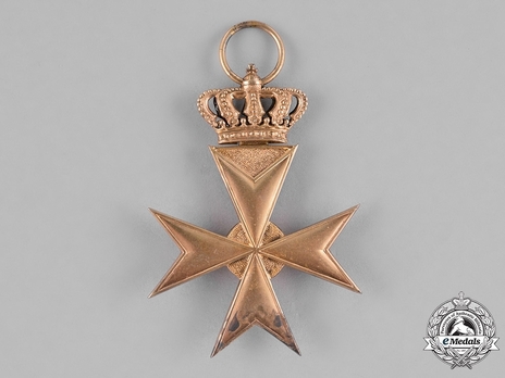 night's Cross (with crown, 1904-1918) (Silver gilt) Reverse