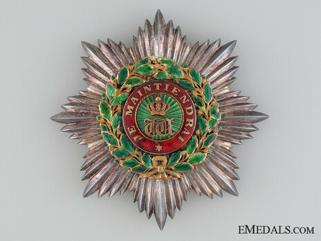 Grand Cross Breast Star (1858-) (Gold) Obverse