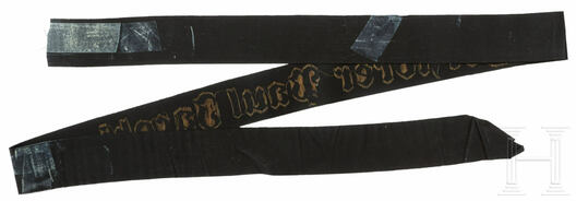 Kriegsmarine Zerstörer Paul Jacobi Cap Tally Ribbon Reverse