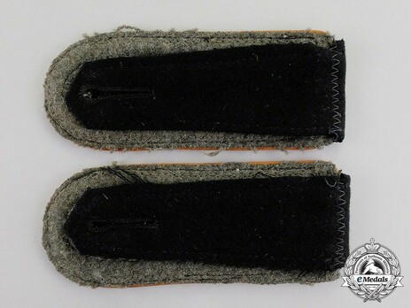 Waffen-SS Field Police/Special & Technical Services Unterscharführer Shoulder Boards Reverse