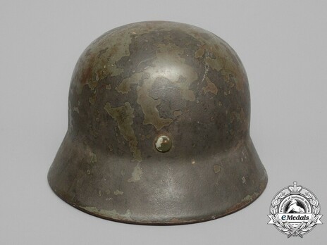 German Army Steel Helmet M35 (Single Decal version) Back