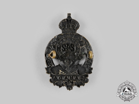 242nd Infantry Battalion Other Ranks Cap Badge Reverse