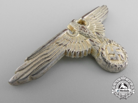 Waffen-SS Metal Cap Eagle Type II, by Deschler Obverse