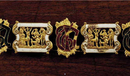 Order of St. Hubert, Collar Chain Detail