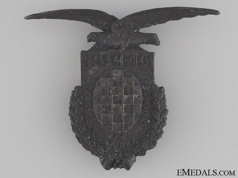 Zinc Badge Obverse