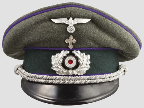 German Army Gothic Cross Cap Insignia Obverse