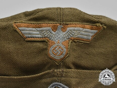 Afrikakorps Heer Transport Field Cap M35 Eagle Detail