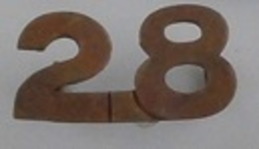 28th Infantry Battalion Other Ranks Shoulder Title Obverse